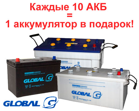 global аккумуляторы акция глобал