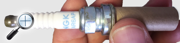 Поддельная свеча NGK оригинал