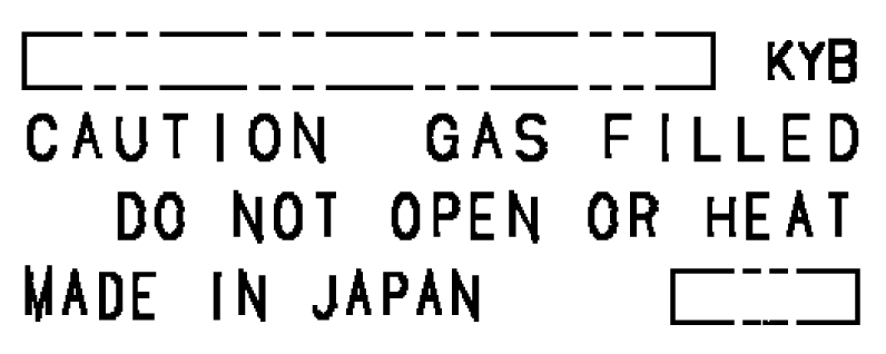 визуальные отличия амортизаторов KYB разных партий