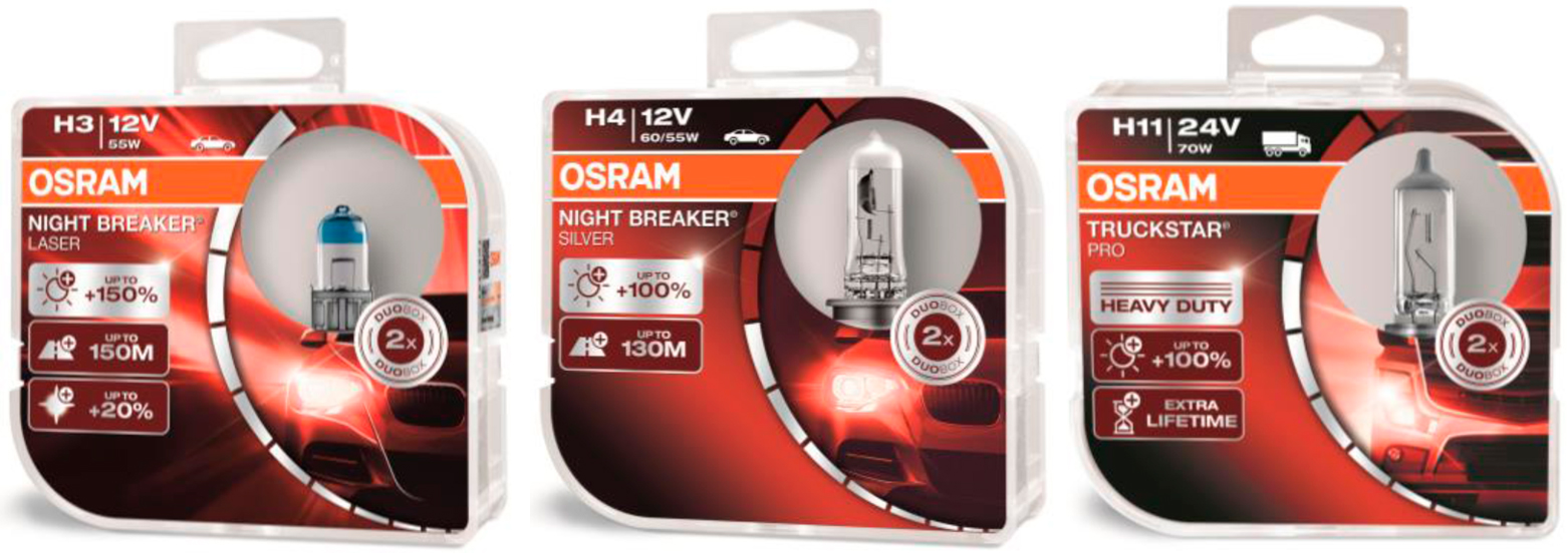 NIGHT BREAKER® LASER         NIGHT BREAKER® SILVER        TRUCKSTAR ® PRO (24В) Осрам проверка на подлинность