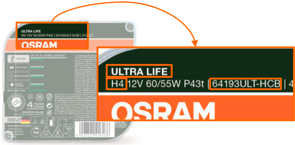 Осрам проверка на подлинность галогенок информация на двойном пластиковом боксе