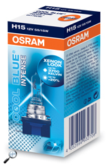 osram cool blue intense h15 осрам интенс галогеновая лампа