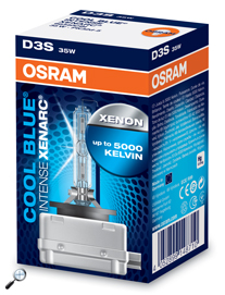 osram cool blue intense xenarc d3s box осрам интенс ксенарк ксеноновая лампа