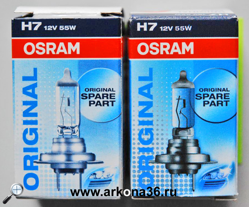 osram подделка h7 коробка