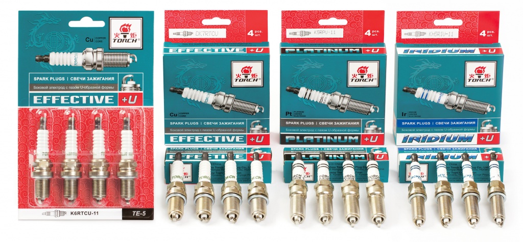 torch фирменная упаковка свечей зажигания для России и СНГ