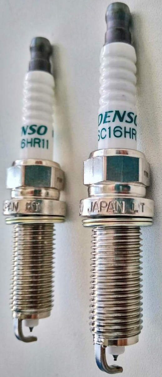 Иридиевые свечи зажигания DENSO SC20HR11 заменены на SC16HR11