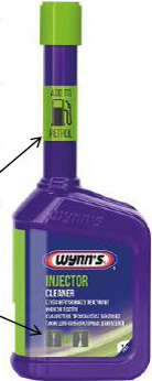 wynns новый дизайн бутылок этикеток упаковки бензин